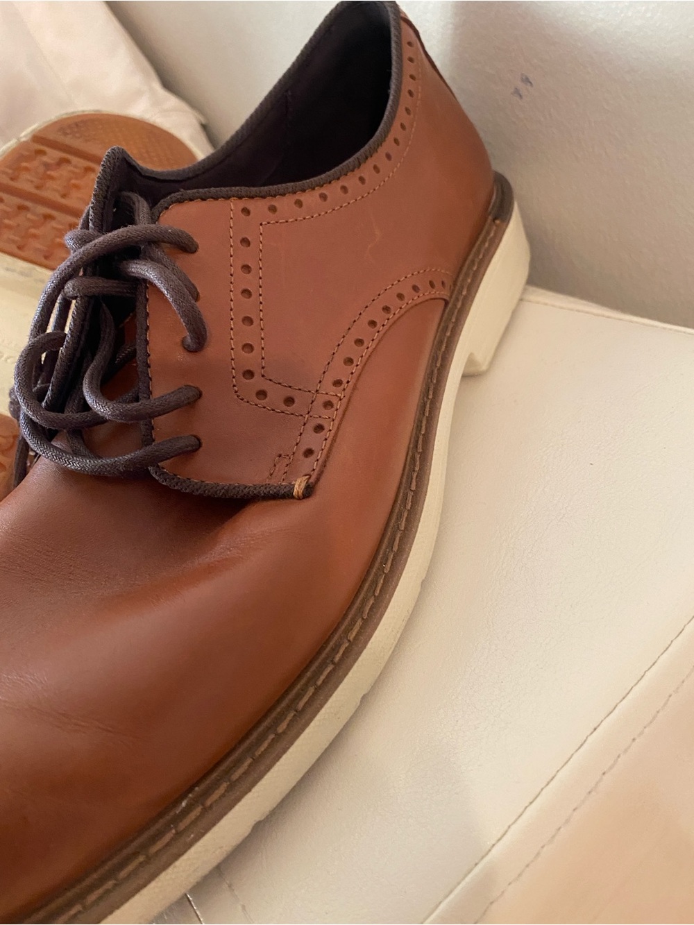 Cole Haan GrandSeries Leather Oxford Shoes Men’s Size 12 Brown Dress Casual Quie - Picture 3 of 5